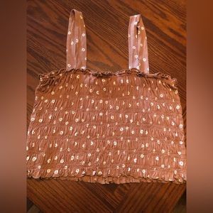 American Eagle Square Neck Tank Top